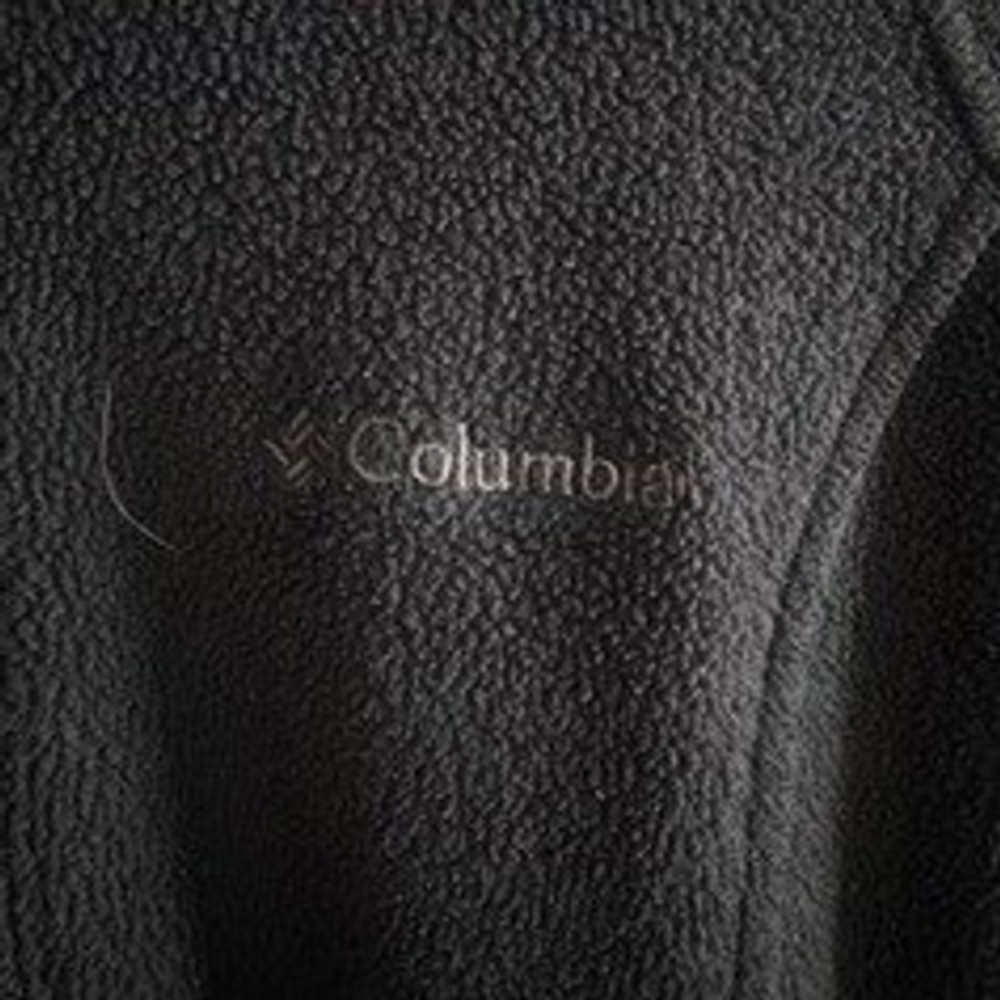 Columbia Womens Fleece Jacket Full Zip Black Size Medium - Picture 5 of 7